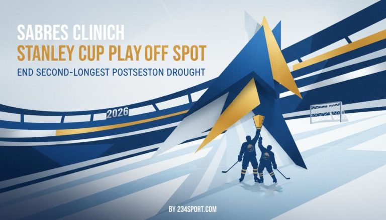 Sabres clinch Stanley Cup playoff spot, end second-longest postseason drought
