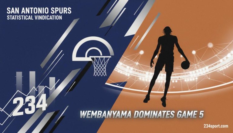 San Antonio Spurs Statistical Vindication: Wembanyama Dominates Game 5