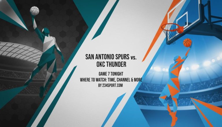 San Antonio Spurs vs. OKC Thunder: Where to watch Game 7