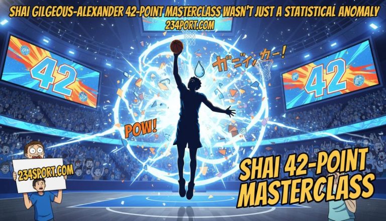 Shai Gilgeous-Alexander 42-point masterclass wasn't just a statistical anomaly
