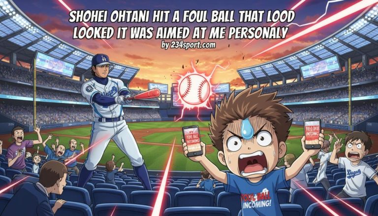 Shohei Ohtani Hit a Foul Ball That Looked Like It Was Aimed at Me Personally