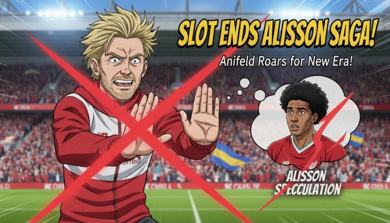 Slot Ends Alisson Speculation at Anfield regarding Alisson Becker’s future