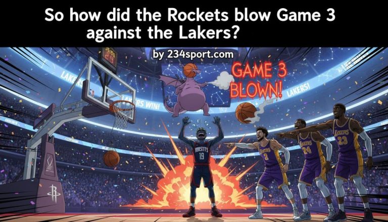 So how did the Rockets blow Game 3 against the Lakers?