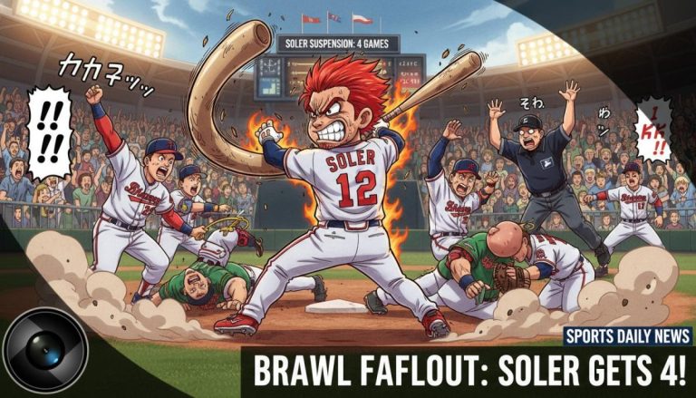 Soler Suspension Cut to 4 Games After Brawl Review