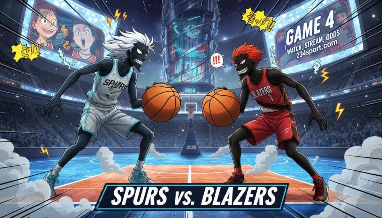 Spurs vs. Blazers Game 4: Watch, Stream, Odds