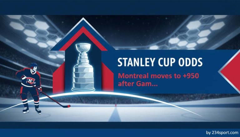 Stanley Cup odds: Montreal moves to +950 after Game