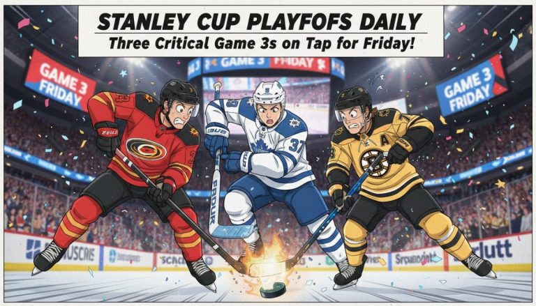 Stanley Cup playoffs daily: Three critical Game 3s on tap for Friday