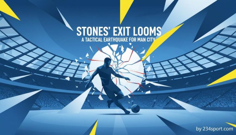 Stones' Exit Looms: A Tactical Earthquake for Man City