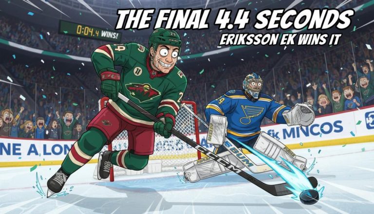 The Final 4.4 Seconds: How Eriksson Ek Won It for Minnesota