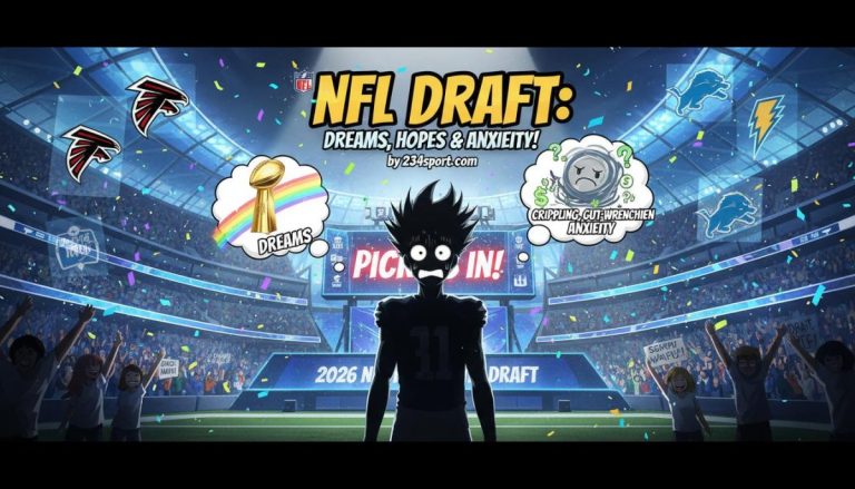 the NFL Draft. A night of dreams, hopes, and crippling, gut-wrenching anxiety
