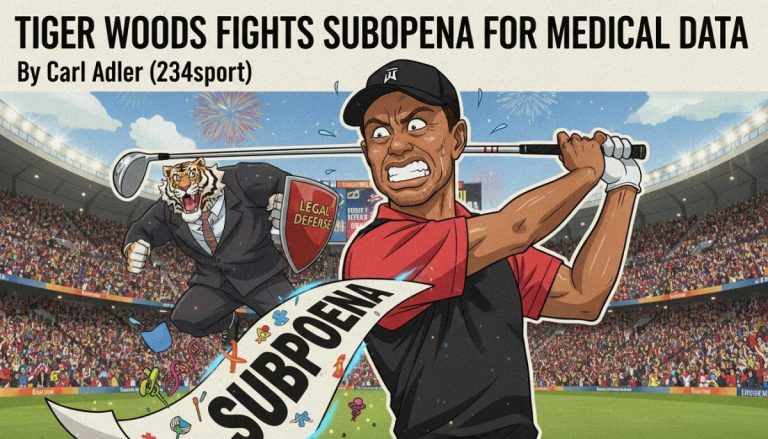 Tiger Woods Fights Subpoena for Medical Data