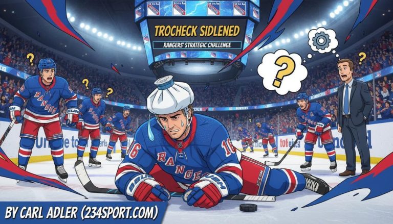 Trocheck Sidelined: Rangers' Strategic Challenge