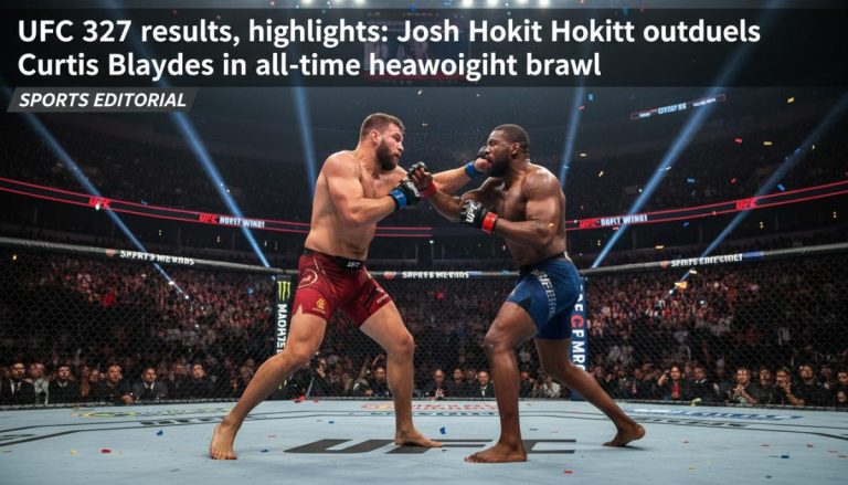 Hokit Upsets Blaydes in UFC 327