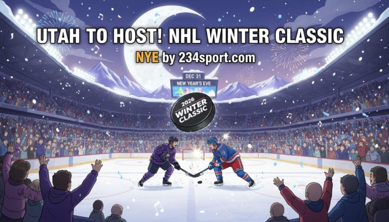 Utah to Host 2026 NHL Winter Classic on NYE