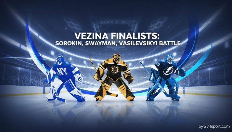Vezina Finalists: Sorokin, Swayman, Vasilevskiy Battle