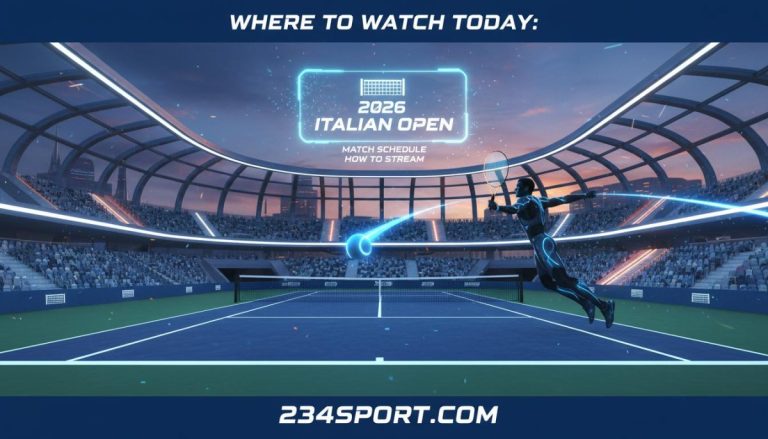 Where to watch the 2026 Italian Open tennis tournament today: Match schedule, how to stream and more