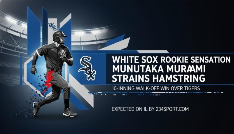 White Sox rookie sensation Munetaka Murakami strains hamstring