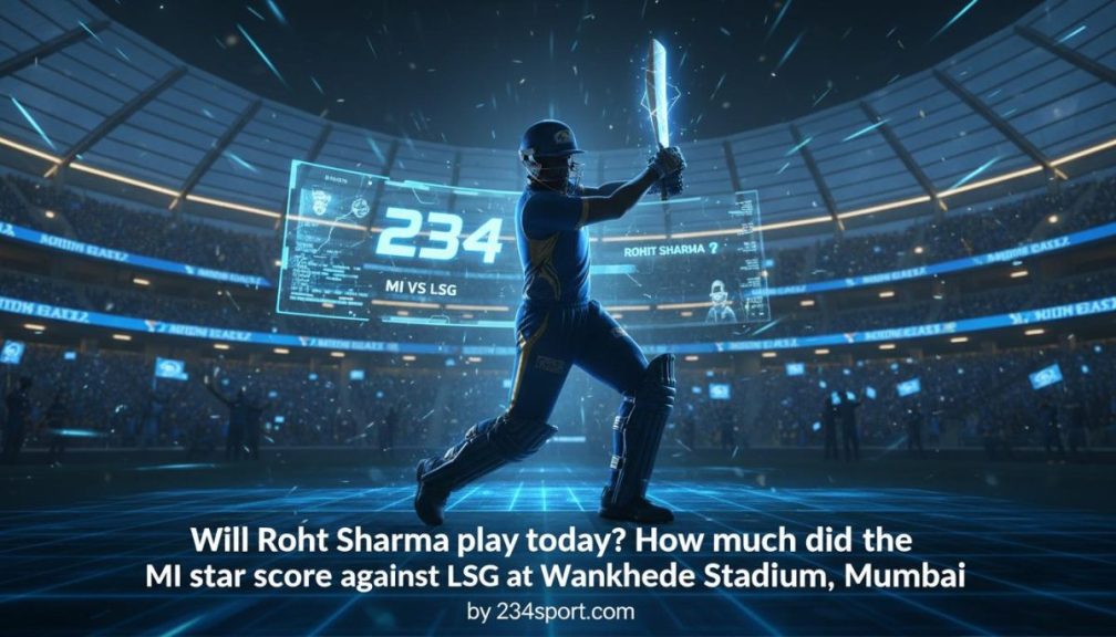 Rohit Today? MI vs LSG: Score Mystery at Wankhede!