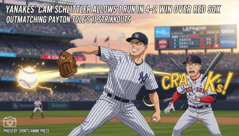 Yankees' Cam Schlittler allows 1 run in 4-2 win over Red Sox,