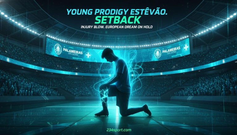 Estêvão Returns to Palmeiras for Injury Rehab